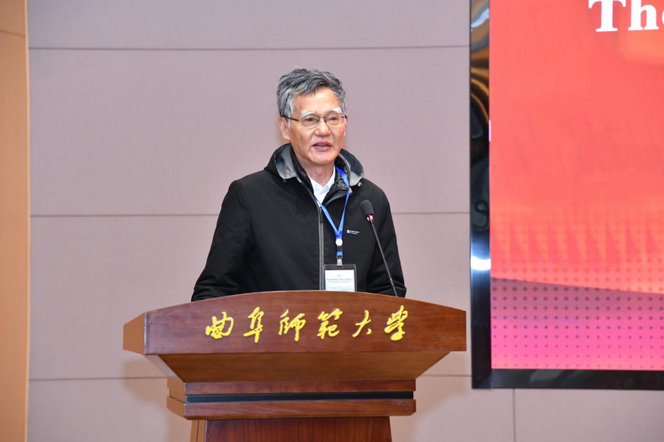 Prof. Musheng Wei delivering speech